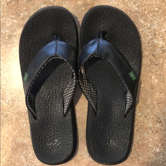 Sanuk Shoes - BLACK SANUK YOGA MAT SANDALS Sanuk Shoes - BLACK SANUK YOGA MAT SANDALS